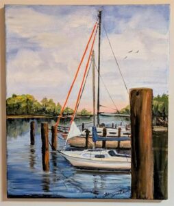 the lazy stardust & lil minnow moored